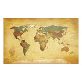 Wandtattoo Weltkarte Vintage Französich selbstklebend