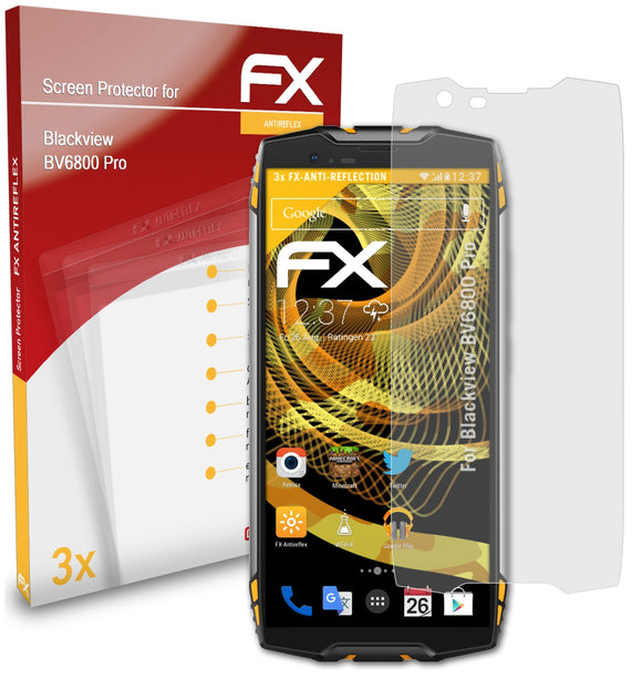 atFoliX FX-Antireflex Displayschutzfolie für Blackview BV6800 Pro