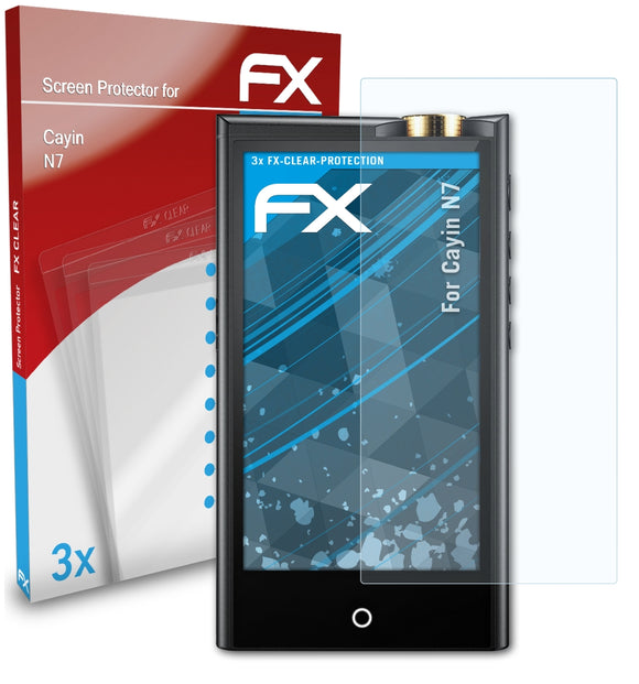 atFoliX FX-Clear Schutzfolie für Cayin N7