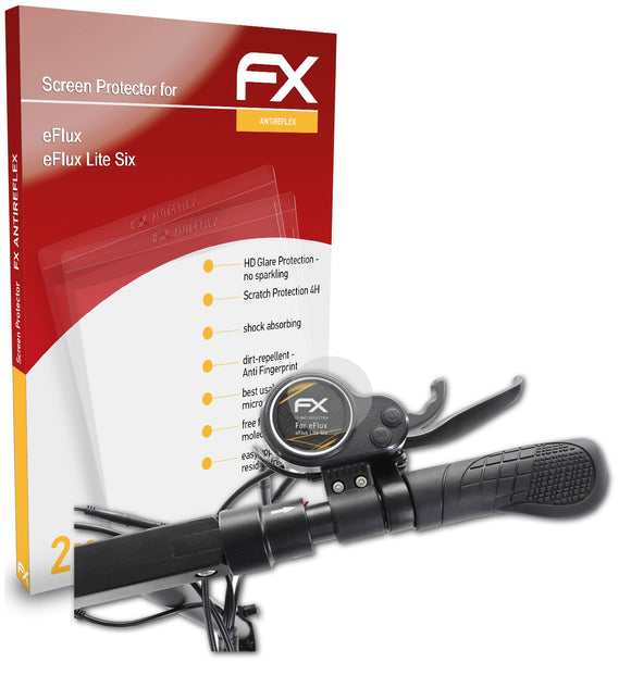 atFoliX FX-Antireflex Displayschutzfolie für eFlux eFlux Lite Six