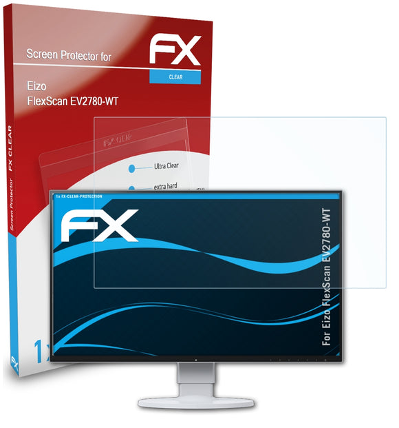atFoliX FX-Clear Schutzfolie für Eizo FlexScan EV2780-WT