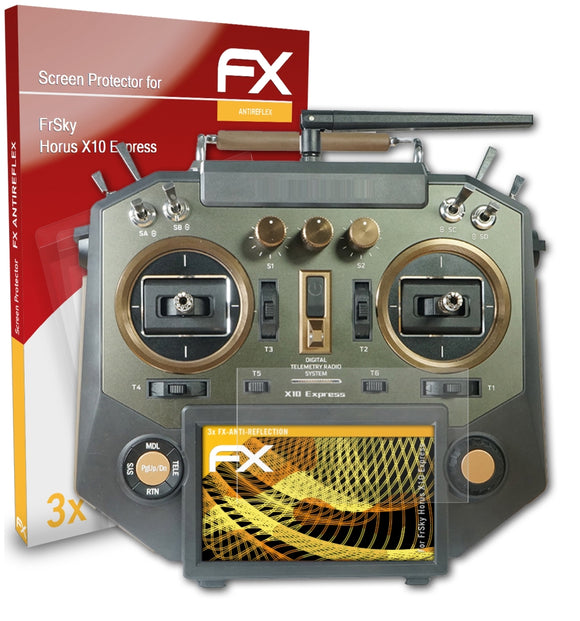 atFoliX FX-Antireflex Displayschutzfolie für FrSky Horus X10 Express