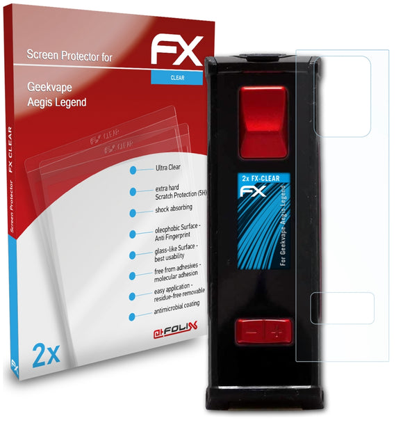 atFoliX FX-Clear Schutzfolie für Geekvape Aegis Legend
