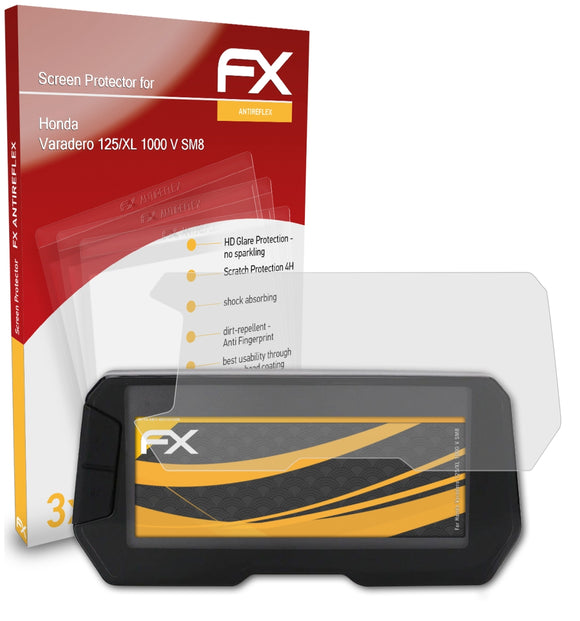 atFoliX FX-Antireflex Displayschutzfolie für Honda Varadero 125/XL 1000 V (SM8)