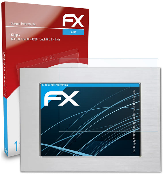 atFoliX FX-Clear Schutzfolie für Kingdy N3350 N3450 N4200 Touch IPC (8.4 Inch)