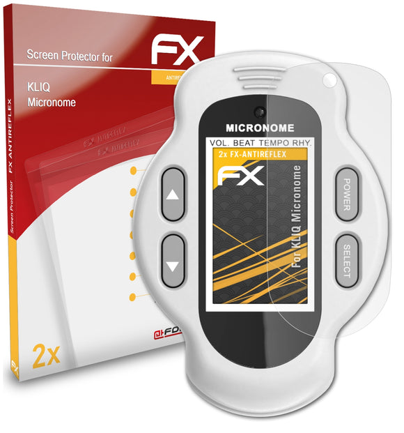 atFoliX FX-Antireflex Displayschutzfolie für KLIQ Micronome