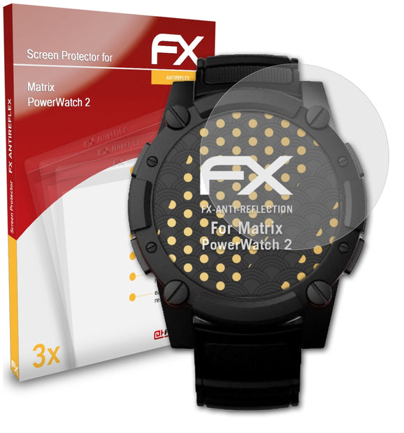 atFoliX FX-Antireflex Displayschutzfolie für Matrix PowerWatch 2