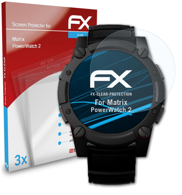 atFoliX FX-Clear Schutzfolie für Matrix PowerWatch 2
