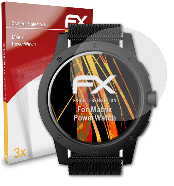 atFoliX FX-Antireflex Displayschutzfolie für Matrix PowerWatch