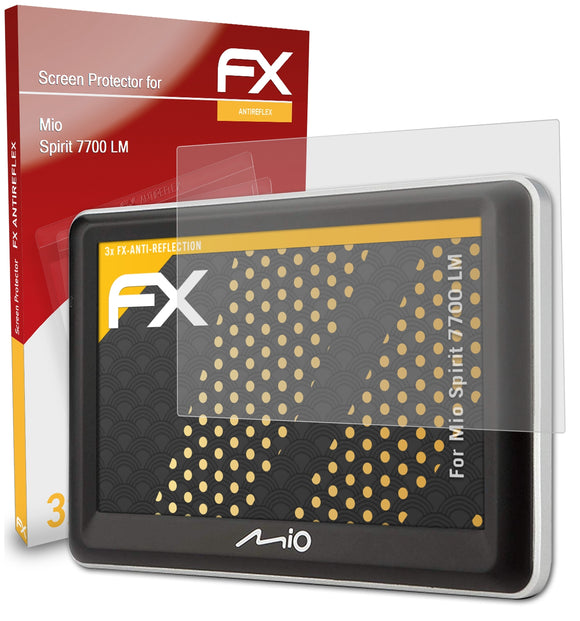 atFoliX FX-Antireflex Displayschutzfolie für Mio Spirit 7700 LM