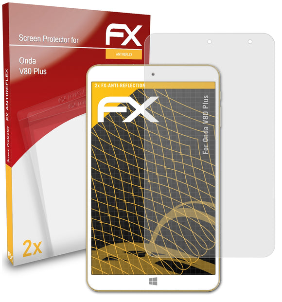 atFoliX FX-Antireflex Displayschutzfolie für Onda V80 Plus