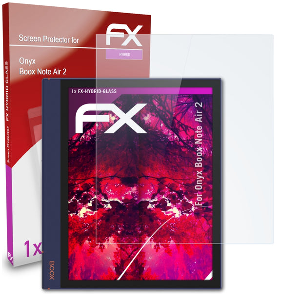 atFoliX FX-Hybrid-Glass Panzerglasfolie für Onyx Boox Note Air 2