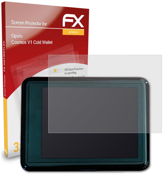 atFoliX FX-Antireflex Displayschutzfolie für Opolo Cosmos V1 (Cold Wallet)