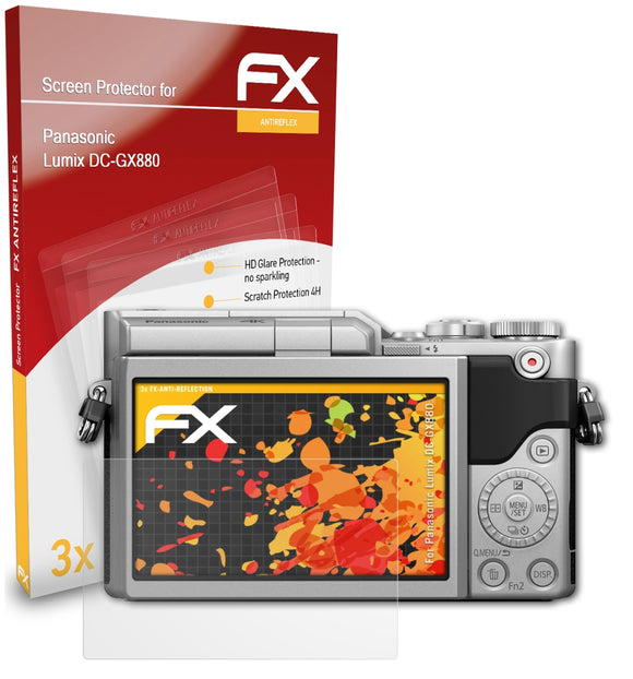 atFoliX FX-Antireflex Displayschutzfolie für Panasonic Lumix DC-GX880