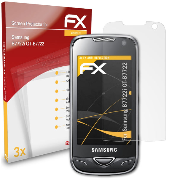 atFoliX FX-Antireflex Displayschutzfolie für Samsung B7722i (GT-B7722)