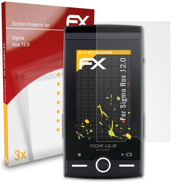 atFoliX FX-Antireflex Displayschutzfolie für Sigma Rox 12.0