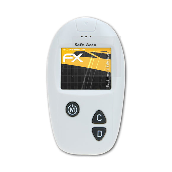 atFoliX FX-Antireflex Displayschutzfolie für Sinocare Safe Accu