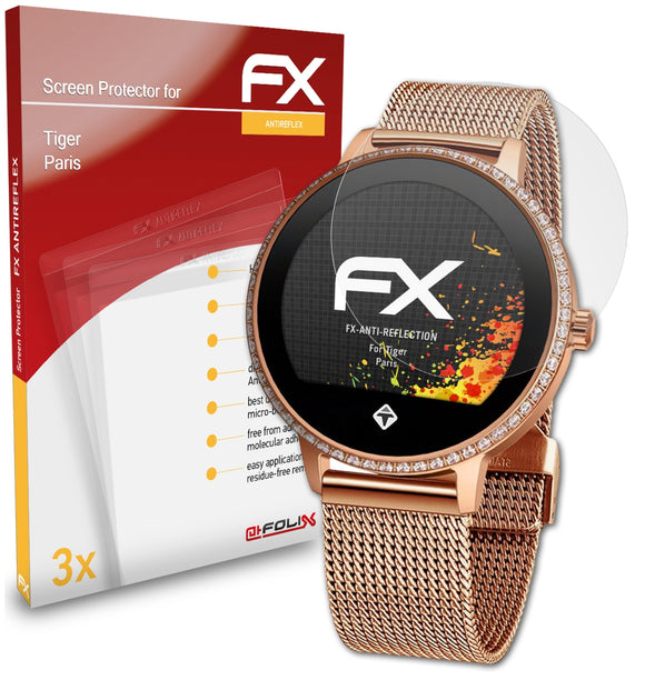 atFoliX FX-Antireflex Displayschutzfolie für Tiger Paris