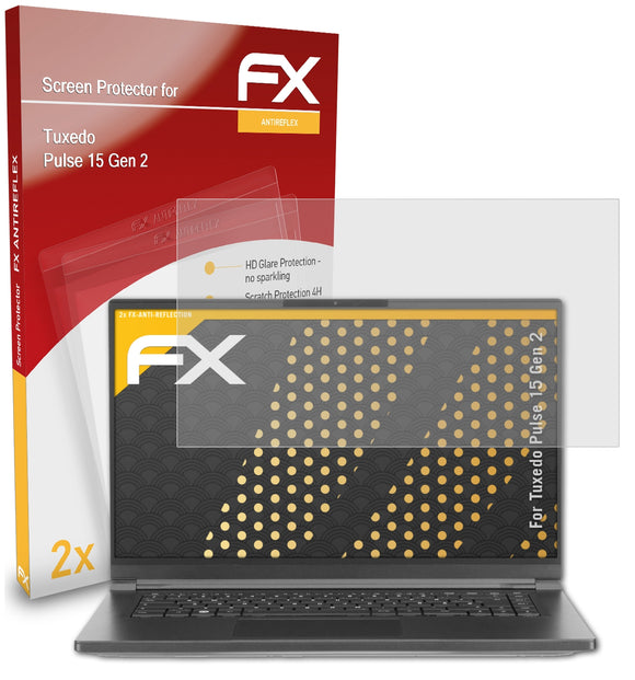 atFoliX FX-Antireflex Displayschutzfolie für Tuxedo Pulse 15 (Gen 2)
