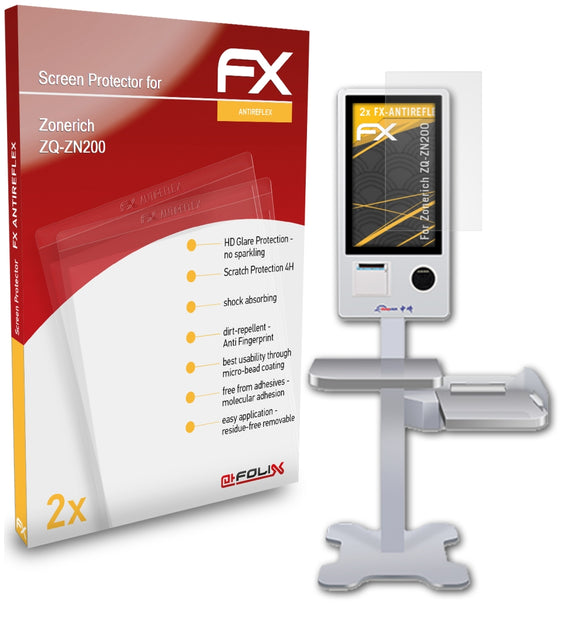 atFoliX FX-Antireflex Displayschutzfolie für Zonerich ZQ-ZN200