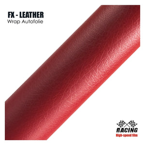 atFoliX Möbelfolie FX-Leather 3D, Leather 3D Red