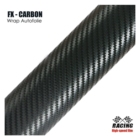 atFoliX Möbelfolie FX-Carbon 3D 152cm, Carbon 3D Black