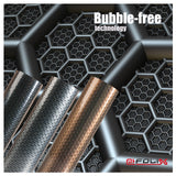 Möbelfolie Klebefolie FX-Honeycomb Black Breite 152 cm - Laufmeter auswählbar