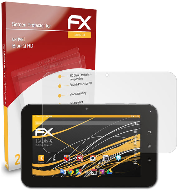 atFoliX FX-Antireflex Displayschutzfolie für a-rival BioniQ HD