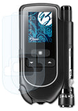 Schutzfolie Bruni kompatibel mit Accu Chek Mobile, glasklare (2X)