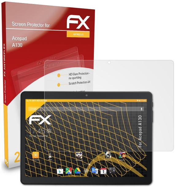 atFoliX FX-Antireflex Displayschutzfolie für Acepad A130
