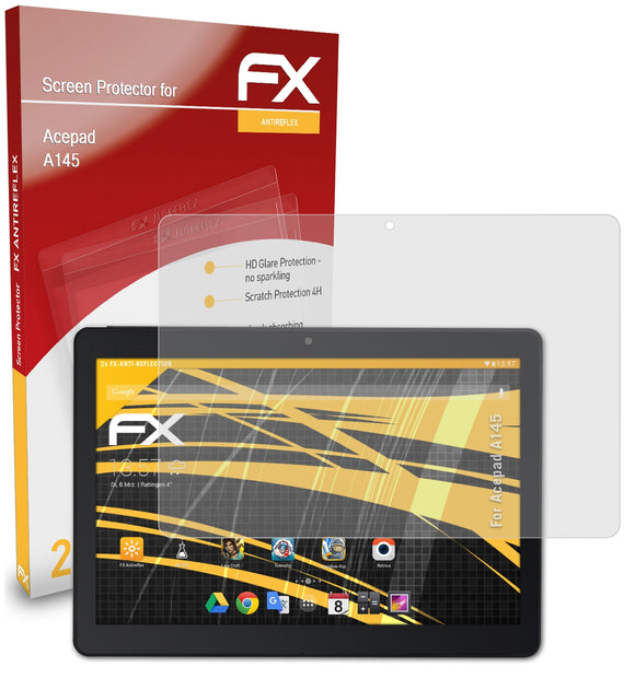atFoliX FX-Antireflex Displayschutzfolie für Acepad A145
