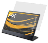 Panzerfolie atFoliX kompatibel mit Acer AOPEN PM 16PM6Q, entspiegelnde und stoßdämpfende FX