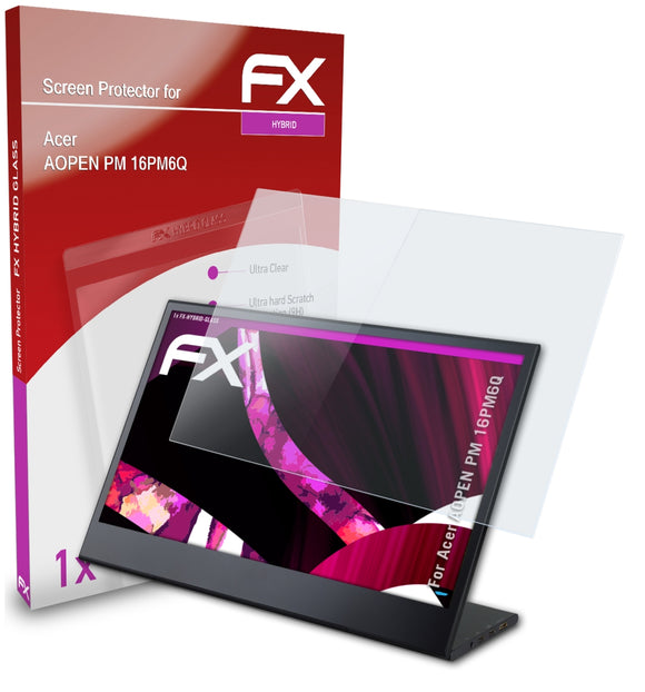 atFoliX FX-Hybrid-Glass Panzerglasfolie für Acer AOPEN PM 16PM6Q