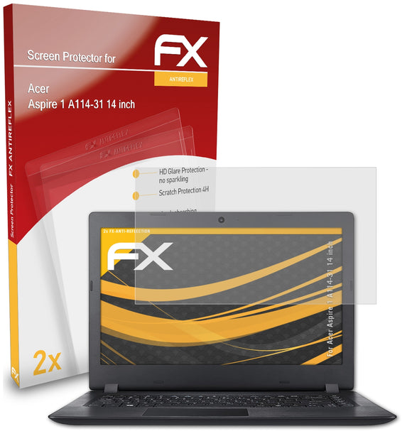 atFoliX FX-Antireflex Displayschutzfolie für Acer Aspire 1 A114-31 (14 inch)