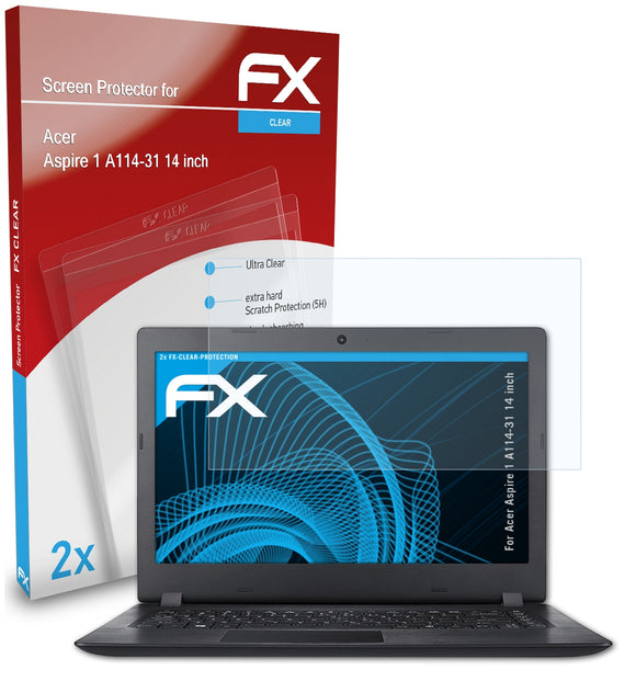 atFoliX FX-Clear Schutzfolie für Acer Aspire 1 A114-31 (14 inch)