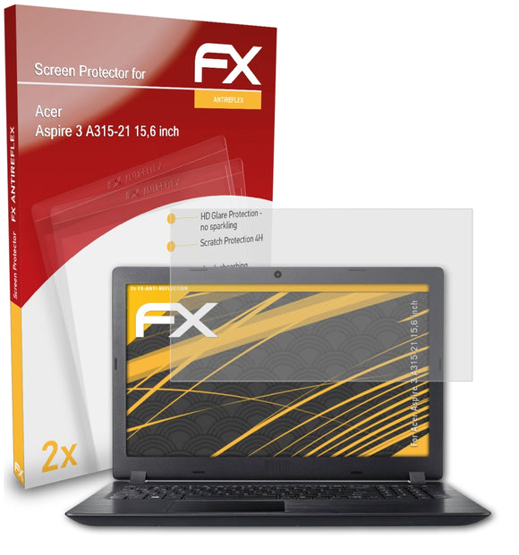atFoliX FX-Antireflex Displayschutzfolie für Acer Aspire 3 A315-21 (15,6 inch)