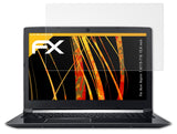 Panzerfolie atFoliX kompatibel mit Acer Aspire 7 A715-71G 15,6 inch, entspiegelnde und stoßdämpfende FX (2X)