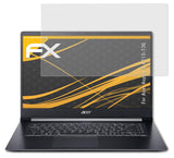 atFoliX Panzerfolie kompatibel mit Acer Aspire 7 A715-73G, entspiegelnde und stoßdämpfende FX Schutzfolie (2X)