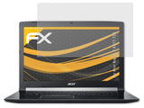 atFoliX Panzerfolie kompatibel mit Acer Aspire 7 A717-72G, entspiegelnde und stoßdämpfende FX Schutzfolie (2X)