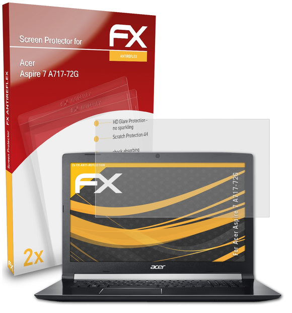 atFoliX FX-Antireflex Displayschutzfolie für Acer Aspire 7 A717-72G