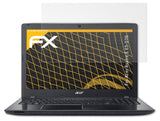 atFoliX Panzerfolie kompatibel mit Acer Aspire E E5-576, entspiegelnde und stoßdämpfende FX Schutzfolie (2X)