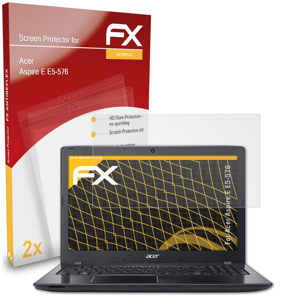 atFoliX FX-Antireflex Displayschutzfolie für Acer Aspire E E5-576