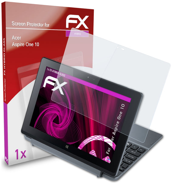 atFoliX FX-Hybrid-Glass Panzerglasfolie für Acer Aspire One 10