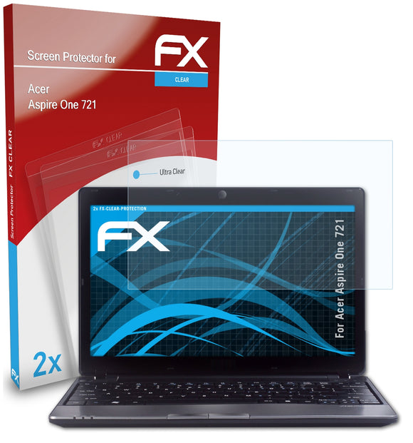 atFoliX FX-Clear Schutzfolie für Acer Aspire One 721