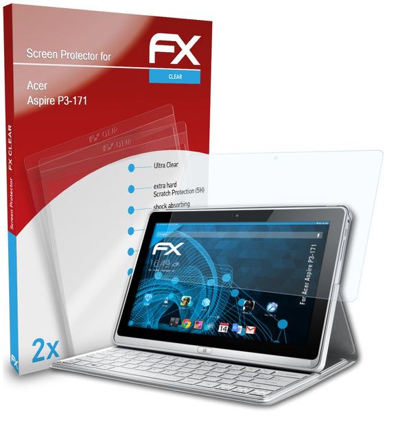 atFoliX FX-Clear Schutzfolie für Acer Aspire P3-171