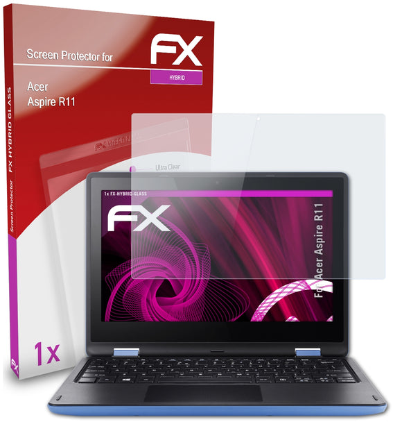 atFoliX FX-Hybrid-Glass Panzerglasfolie für Acer Aspire R11