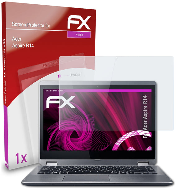 atFoliX FX-Hybrid-Glass Panzerglasfolie für Acer Aspire R14