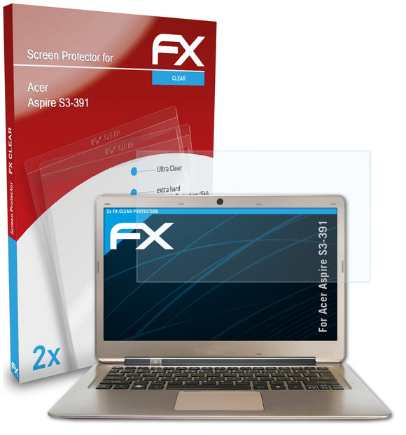 atFoliX FX-Clear Schutzfolie für Acer Aspire S3-391