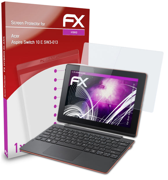 atFoliX FX-Hybrid-Glass Panzerglasfolie für Acer Aspire Switch 10 E (SW3-013)