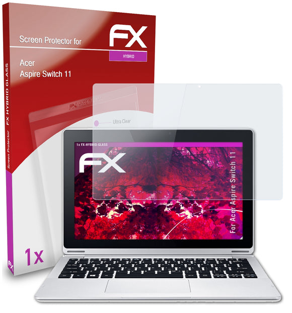 atFoliX FX-Hybrid-Glass Panzerglasfolie für Acer Aspire Switch 11